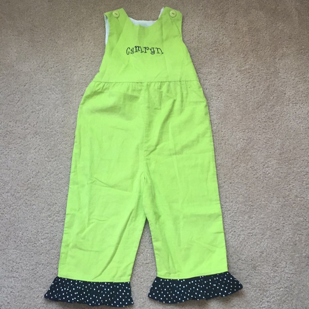Smock a dot size 5 romper